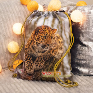 Sack 'Amur Leopard' Drawstring Gym Bag DB00006538 